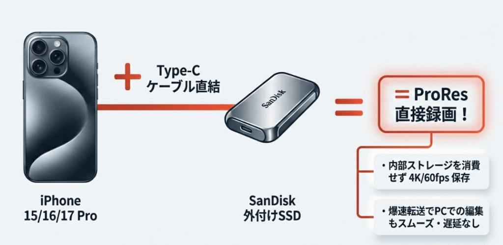 SanDisk外付けSSD購入レビュー！iPhone＆iPadから超高速転送・大事な
