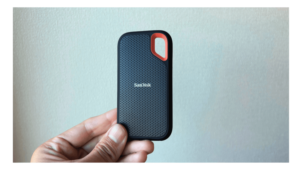 SanDisk外付けSSD購入レビュー！iPhone＆iPadから超高速転送・大事な 