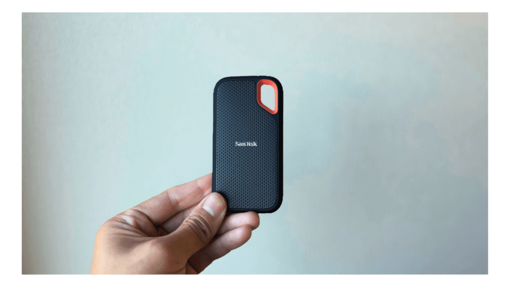 SanDisk外付けSSD購入レビュー！iPhone＆iPadから超高速転送・大事な 