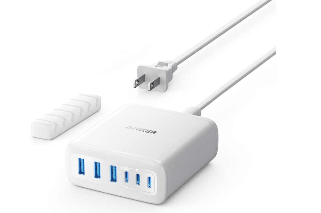 Anker Charger (112W, 6 Ports, GaN)の外観