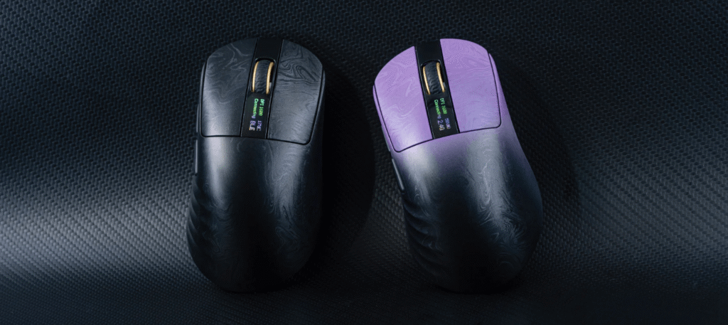 Carbonis MouseのLCDディスプレイで確認できる情報