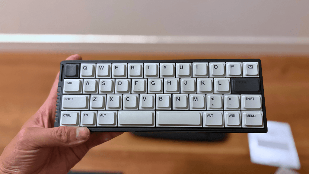 Chosfox Init40のセットアップの様子